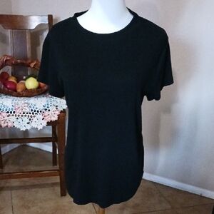 a new day-  Black Short Sleeve Tee